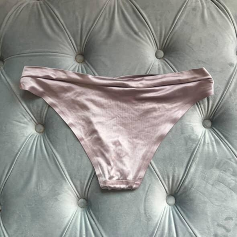 Juicy Couture Light Pink Satin Panties Underwear Women Size Small - Picture 6 of 6